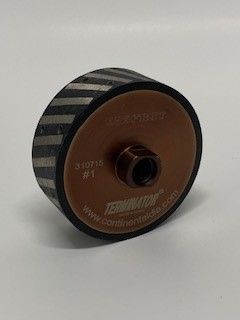 Terminator Bigfoot 4" x 1-3/8" Resin Filled Zero Tolerance Wheel Pos. 1 (Coarse)