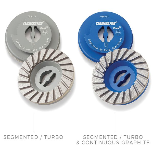 Terminator Zoom Cup Wheels for Flat Polish