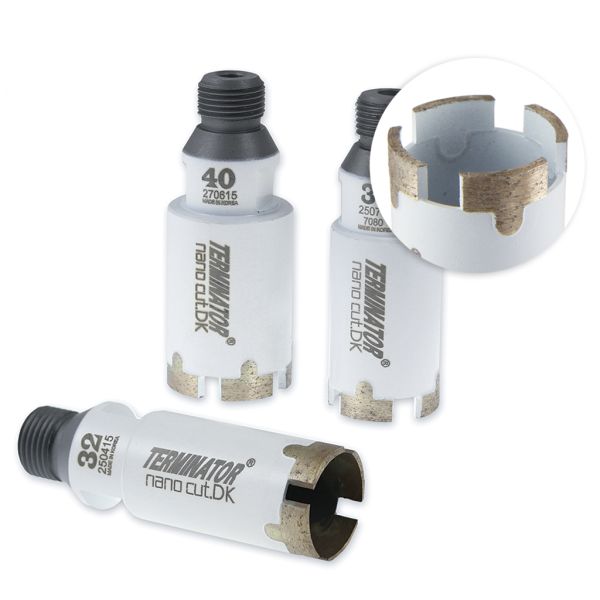 Terminator NanoCut.DK CNC Core Drills
