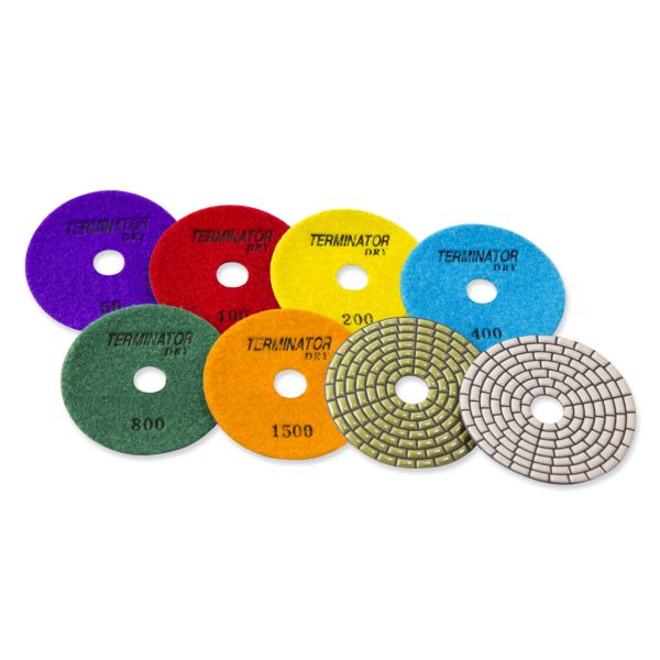 Terminator Dry Polishing Pads