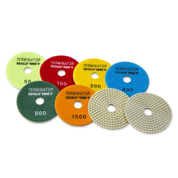 Terminator Bigfoot "White" Polishing Pads