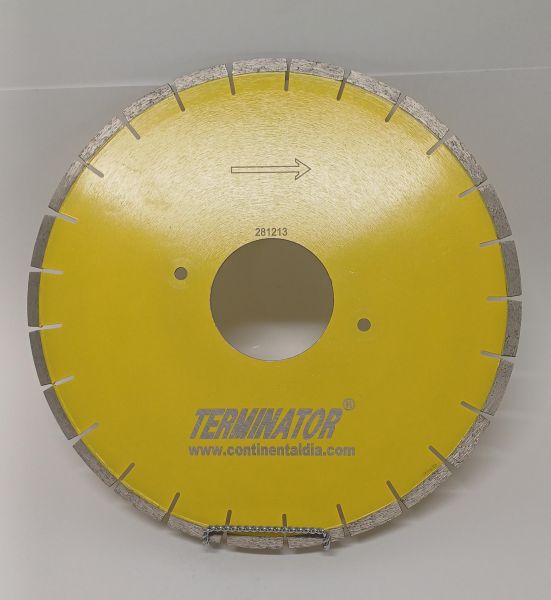 14" x 10mm Standard Terminator silent core blade for granite (90mm Arbor)