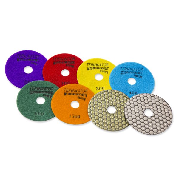 Terminator KNOCKOUT Dry Polishing Pads