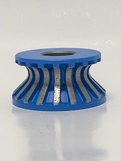 "D" Bevel to Radius: 3cm Radius 10.5 Pos. 1, Metal Segmented Zoom Wheel