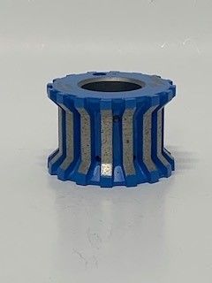 [X] 3cm Double Bevel 4 - Pos.1  Metal Seg Wheel - Z 26mm - 35mm Bore