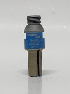 Z 35mm [20mm Dia] Pos.3 - Metal Cont.+ EDM Water Channel - 1/2 Gas Thread