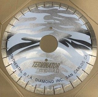 Terminator 18" x 20mm "NanoCut.G" Silent Segmented Blade for Granite. 90mm Arbor.