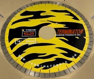 Terminator 18" x 25mm Xtreme [S2]  Silent Core Saw Blade - Arbor 90mm + 2 Pin Hole 10.5mm