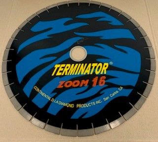 20" x 16mm Terminator Zoom silent core bridge saw blade